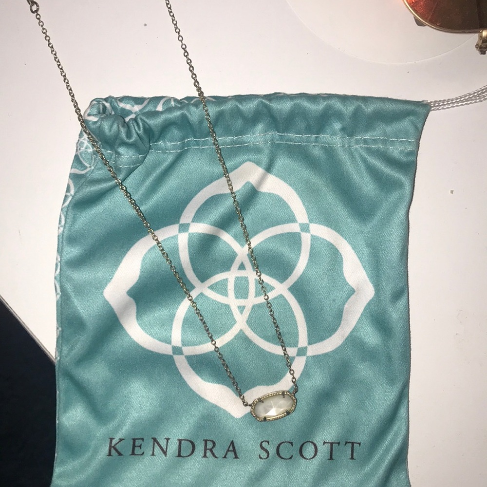 White Kendra Scott Necklace